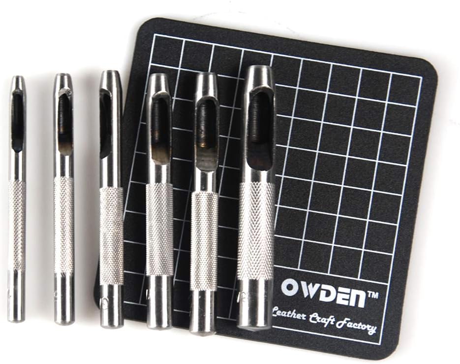 OWDEN 6 Pieces Hollow Hole Punch Set
